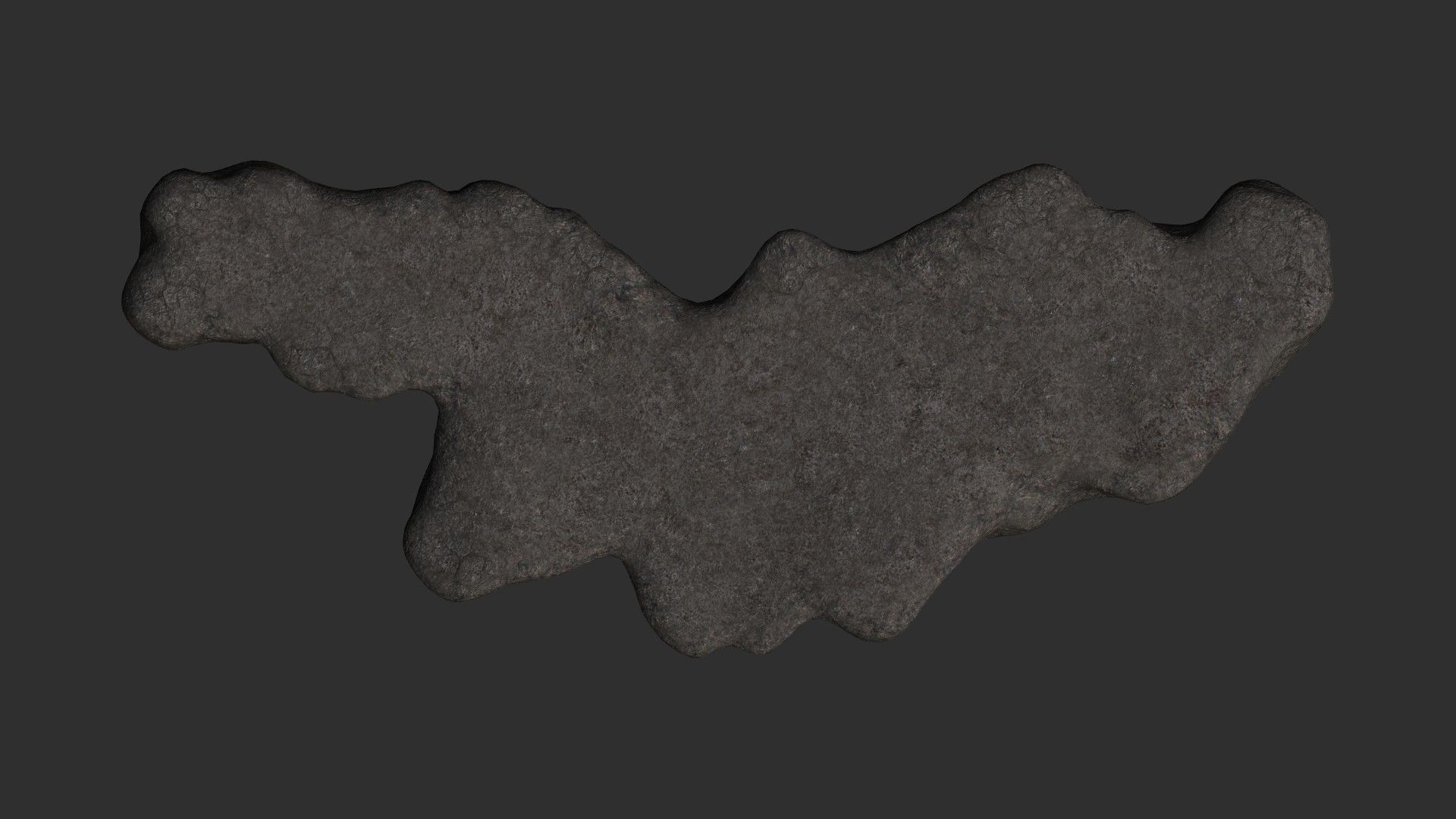 Rock Walkway 4 - Base Free low-poly 3D model_8