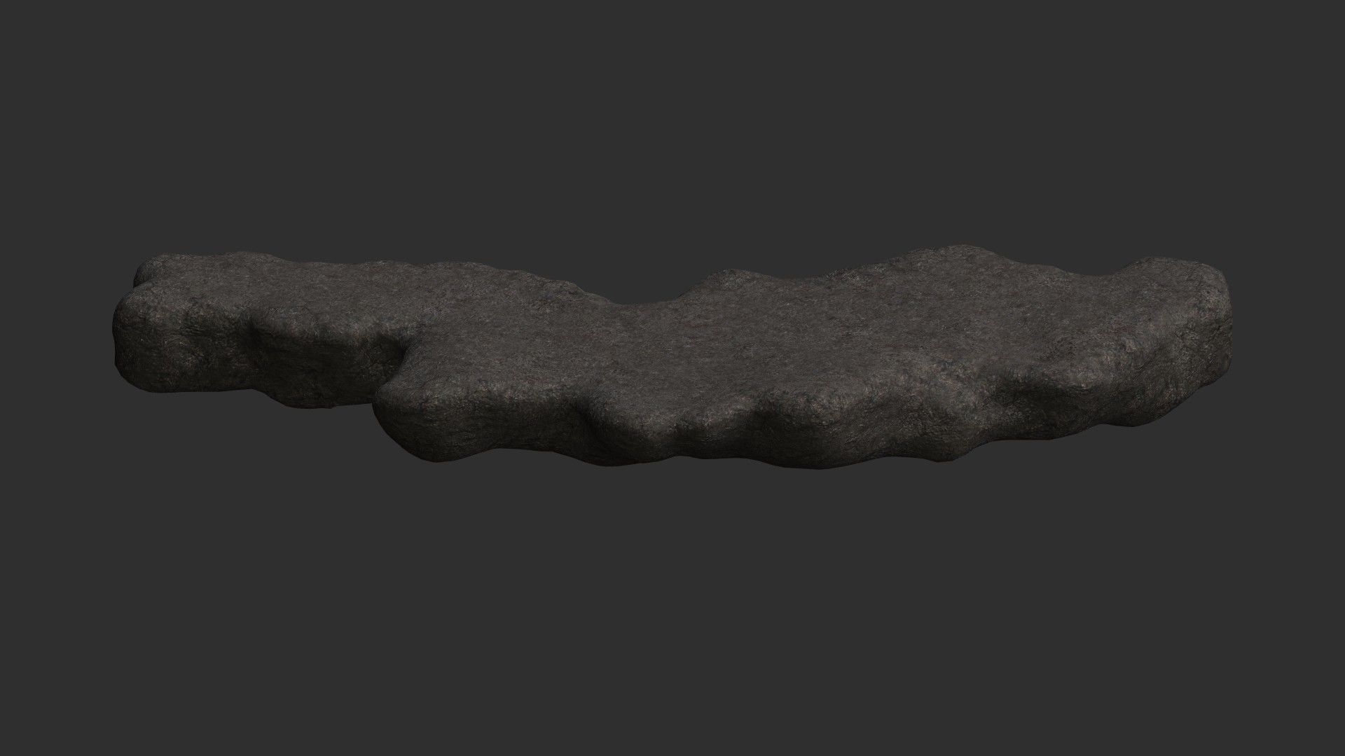 Rock Walkway 4 - Base Free low-poly 3D model_7