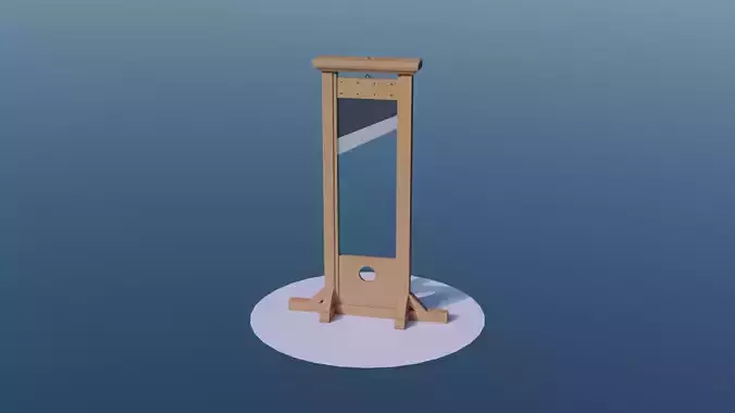 Guillotine Prop 3D model