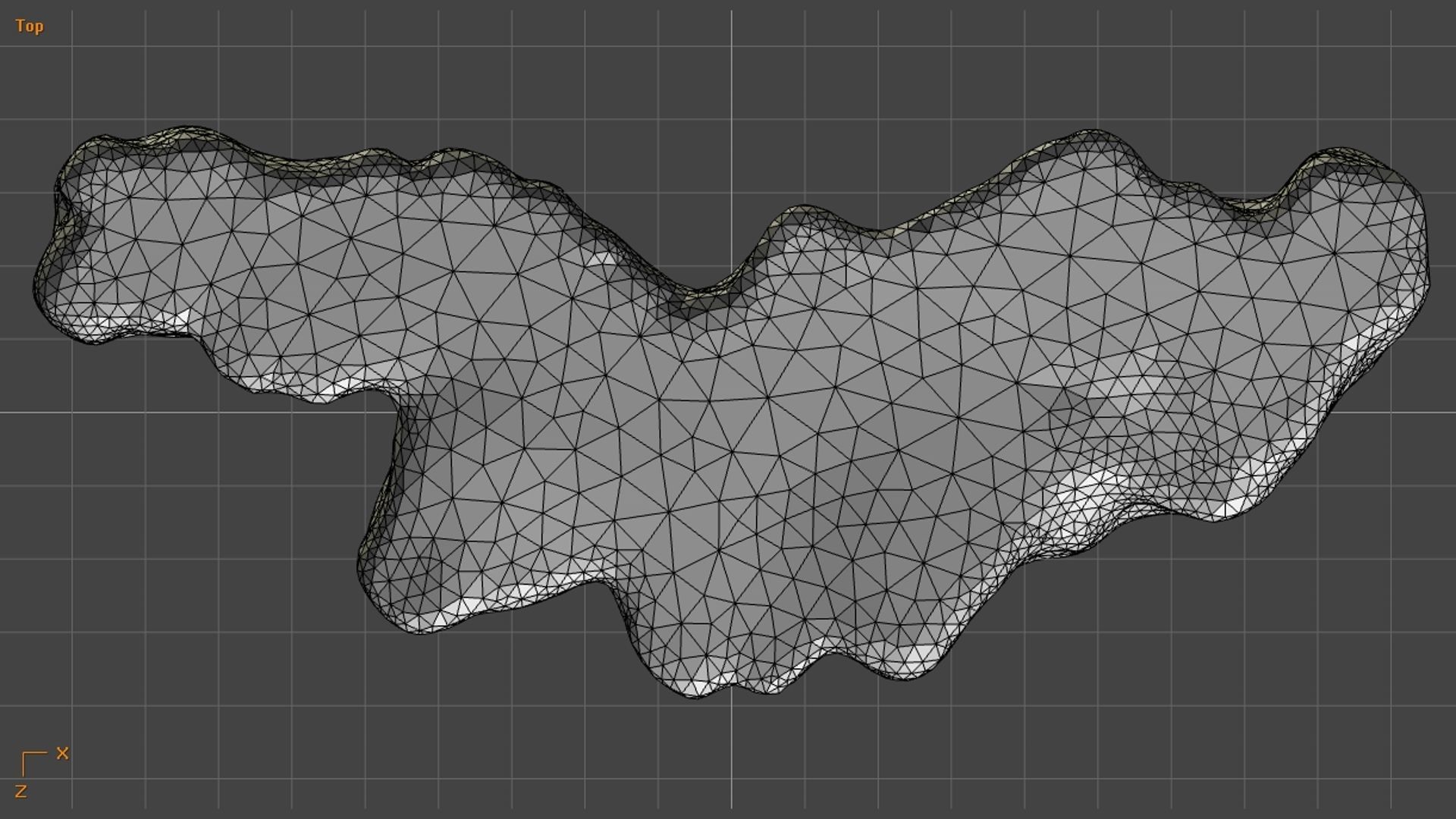 Rock Walkway 4 - Moss 1 Low-poly 3D model_11