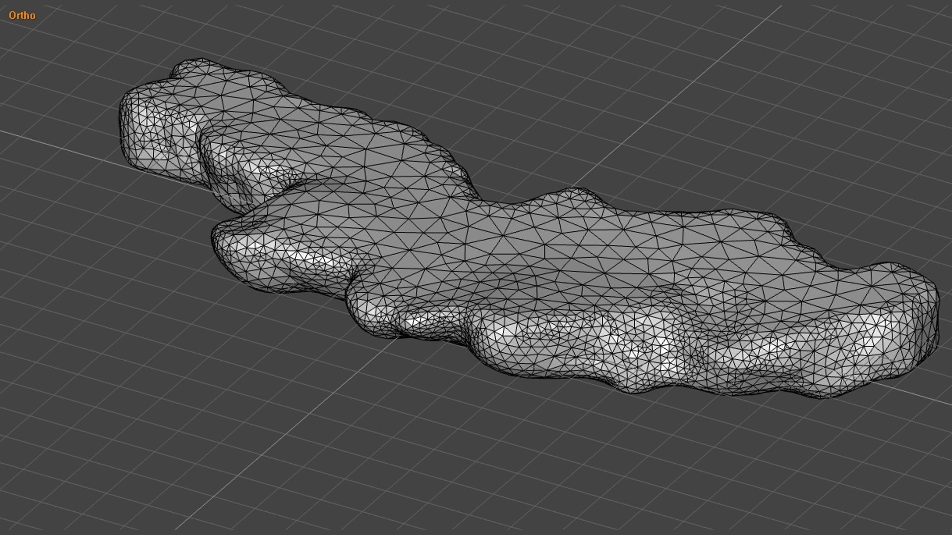 Rock Walkway 4 - Moss 1 Low-poly 3D model_12