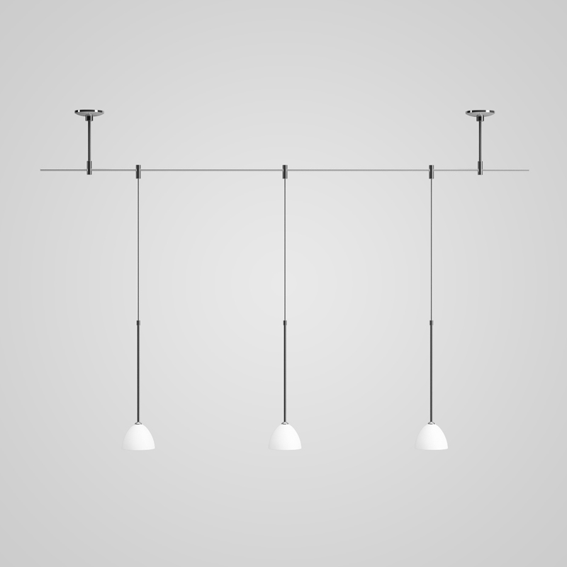 Triple Ceiling Lamp 22 3D model_4