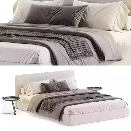 Nuvo Bed by Mononova 3D model