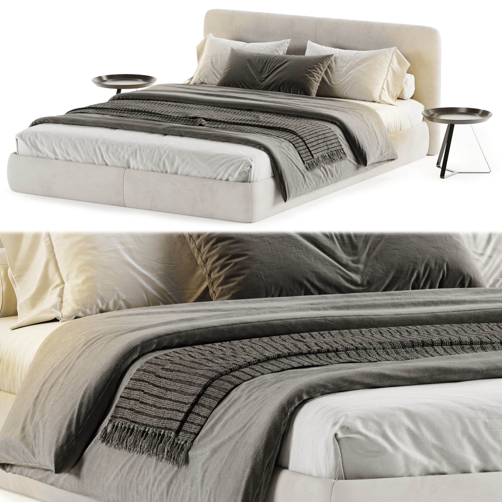 Nuvo Bed by Mononova 3D model_1