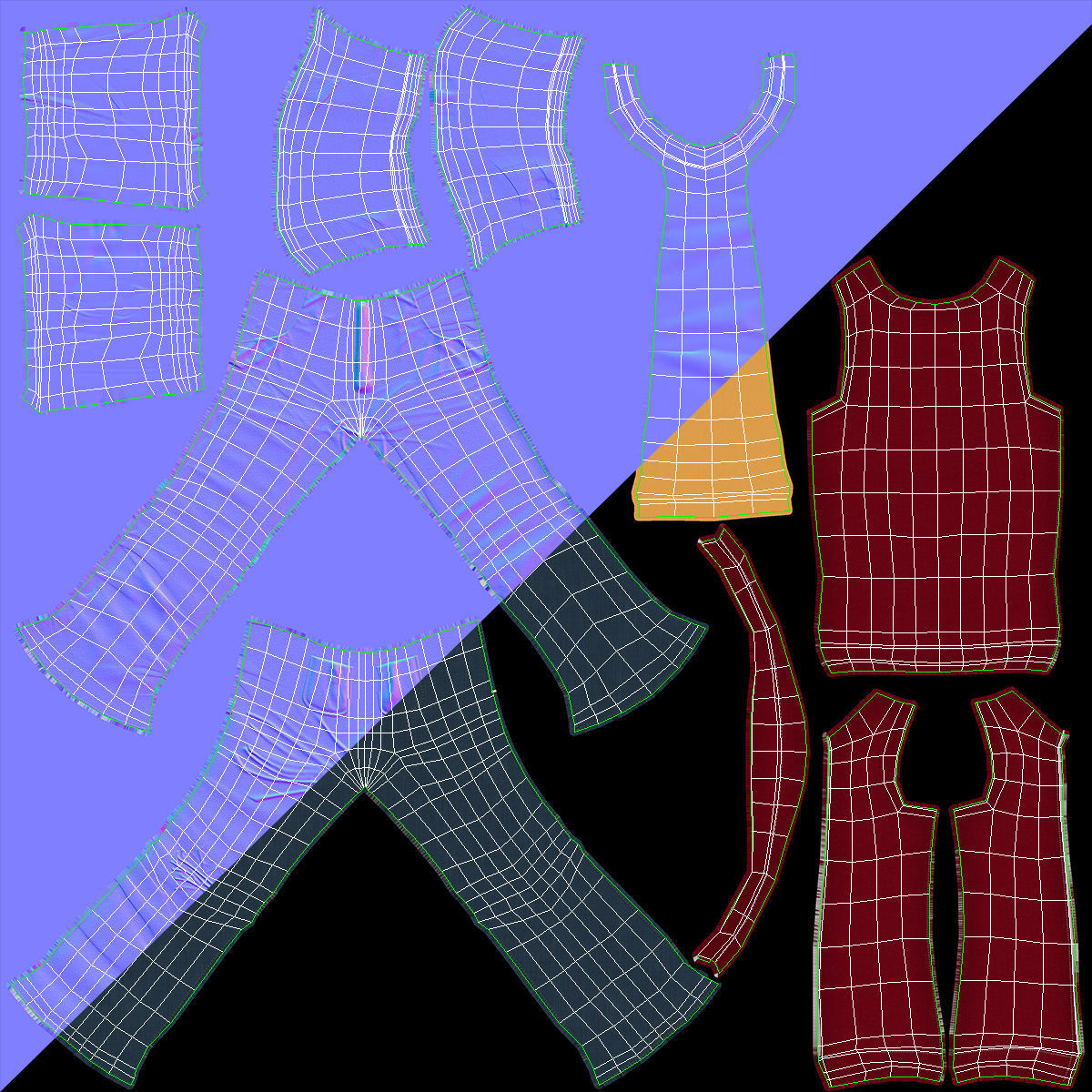 Cartoon Boy - Non Rigged Low-poly 3D model_19