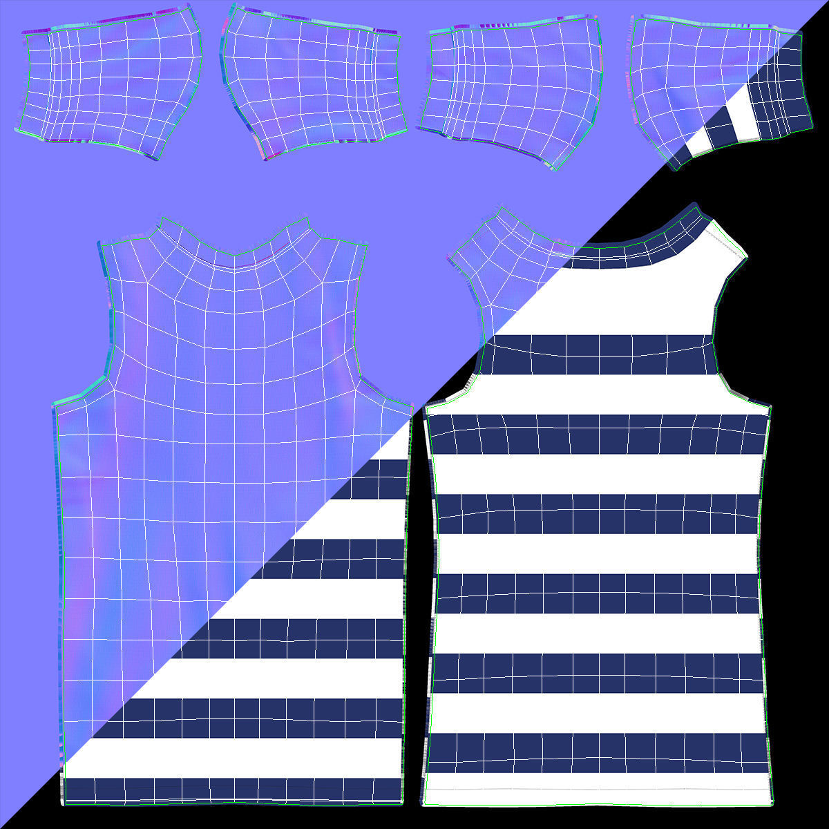 Cartoon Boy - Non Rigged Low-poly 3D model_18