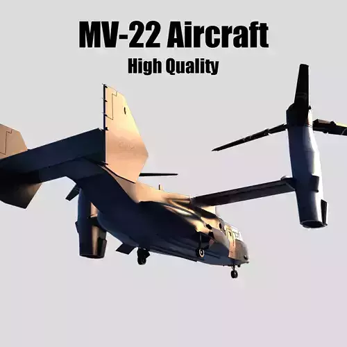 MV22 Marine High Quality 3D model