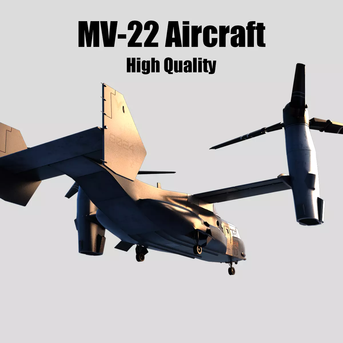 MV22 Marine High Quality 3D model_0