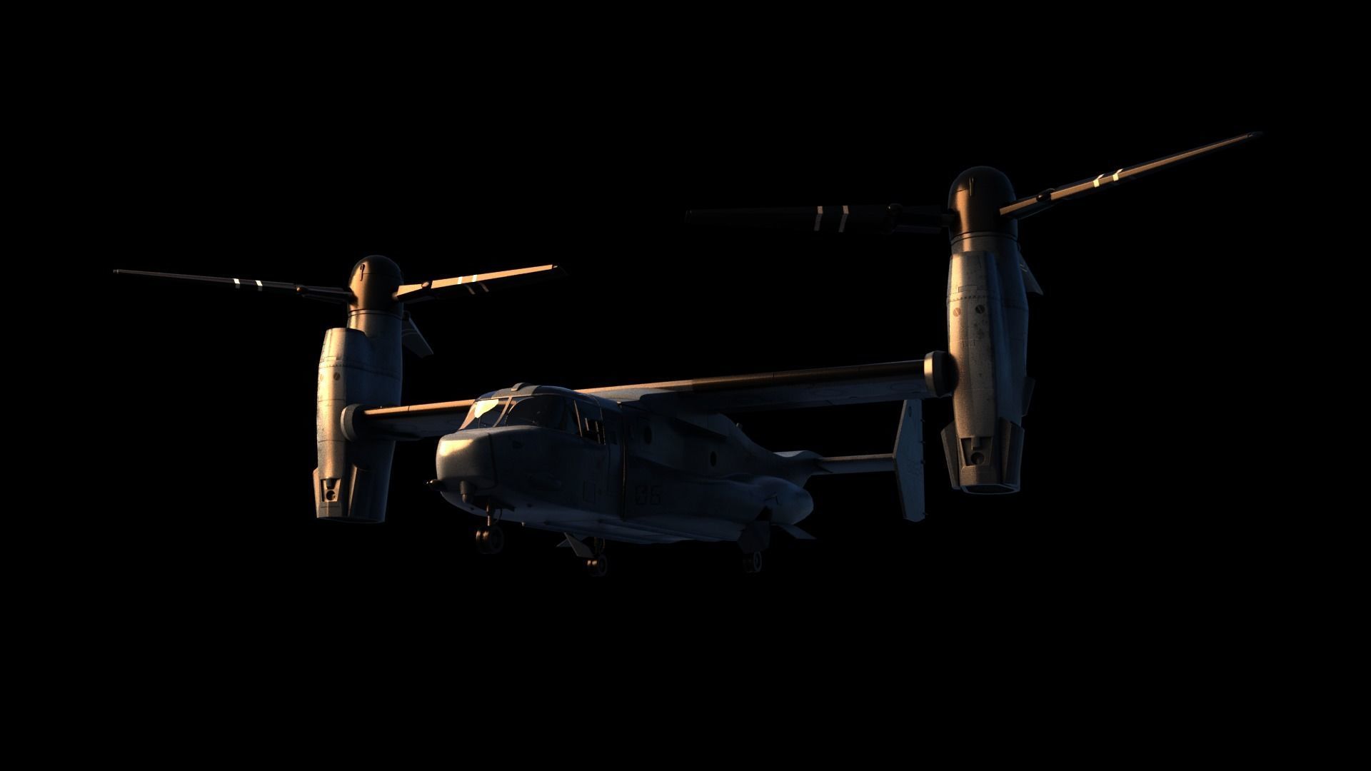 MV22 Marine High Quality 3D model_1