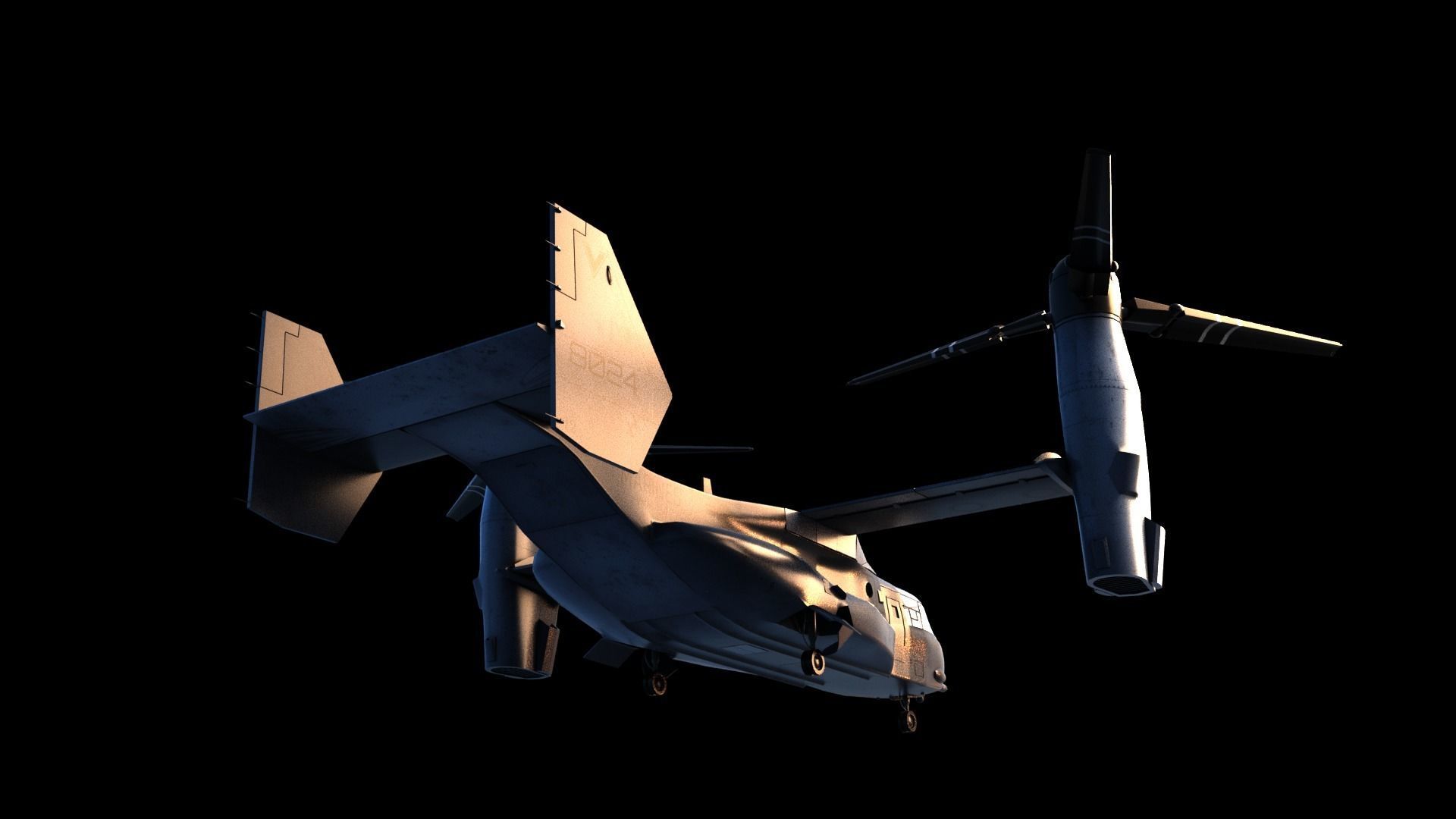MV22 Marine High Quality 3D model_3