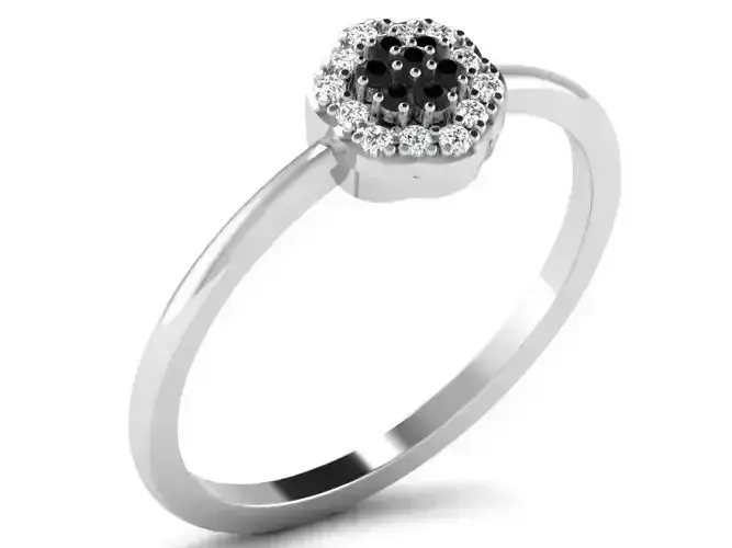 Diamond Ring For Women 3d Print Model 3D print model