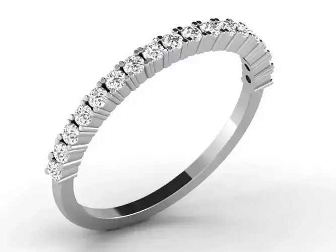 Diamond Ring For Women 3d Print Model 3D print model