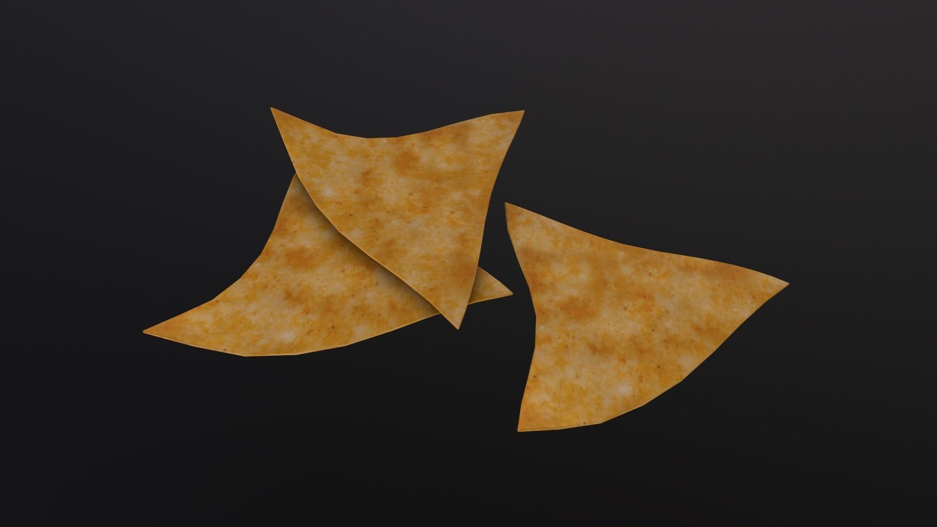 Nachos Chip 3D Model Low-poly 3D model_4