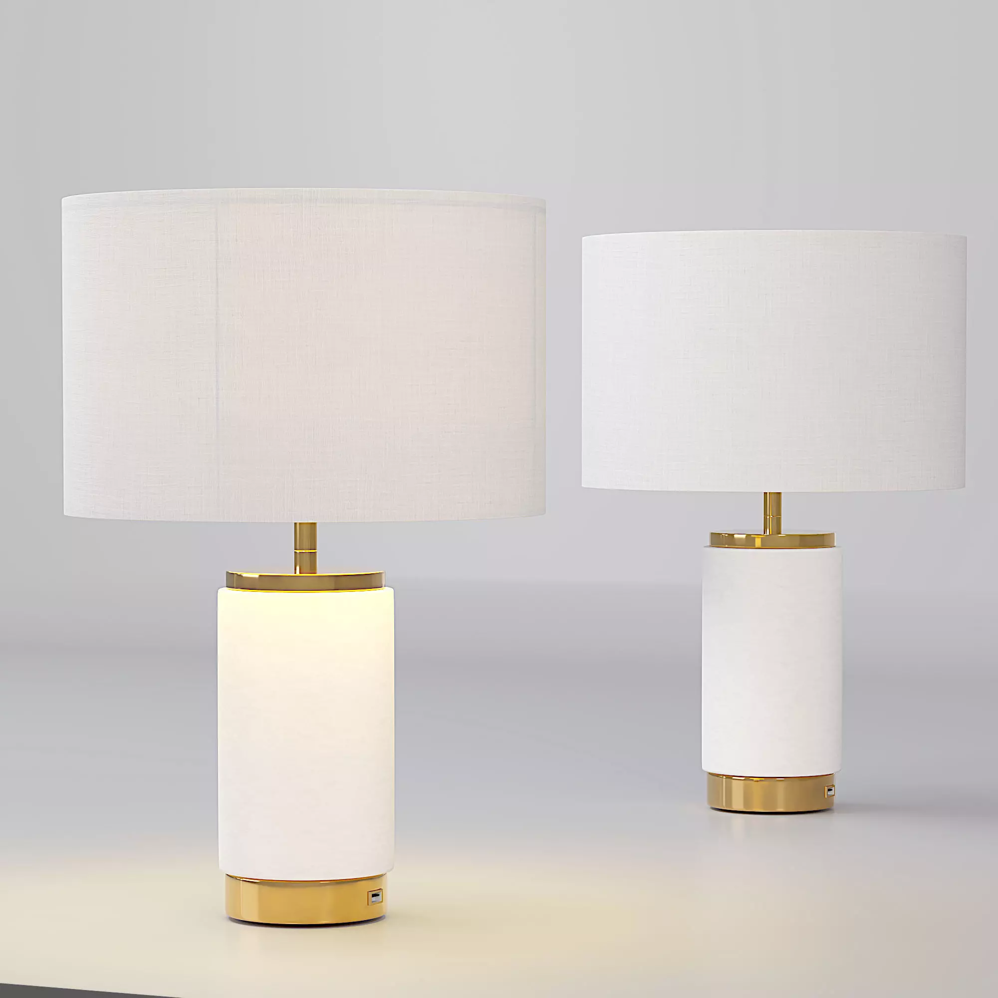 ARDEN USB TABLE LAMP 3D model_0