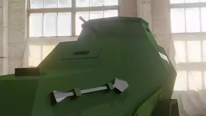 BA-64 Low-Poly - Blender