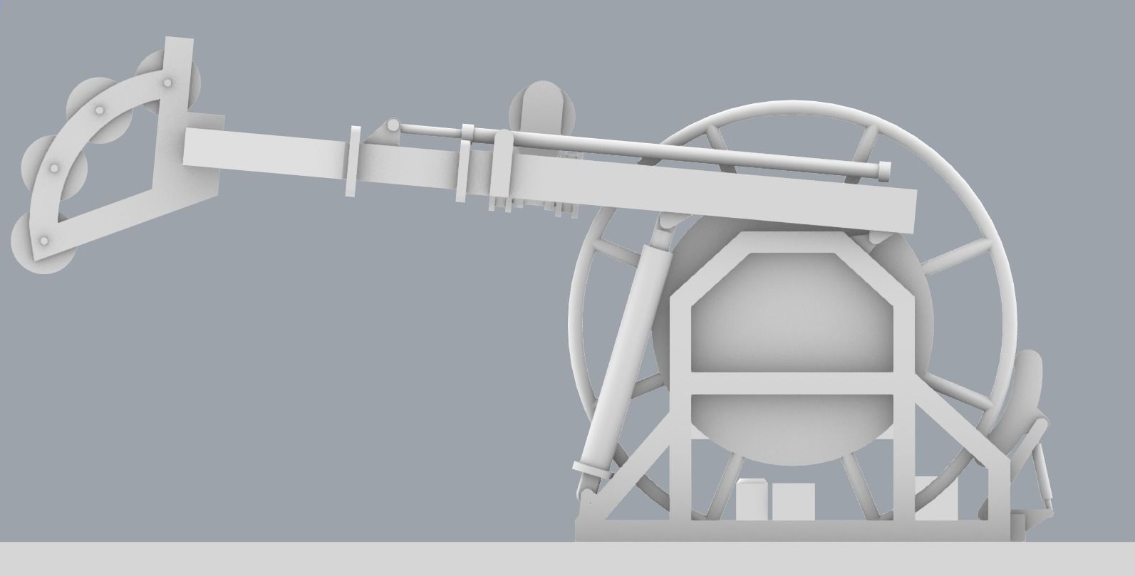 PM Lamor Umbilical Hose Reel LUT 3D print model_15