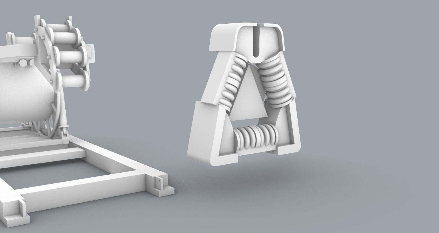 PM Lamor Umbilical Hose Reel LUT 3D print model_4