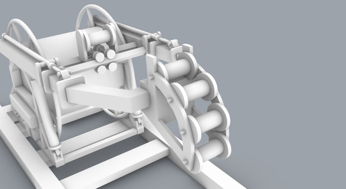 PM Lamor Umbilical Hose Reel LUT 3D print model_5