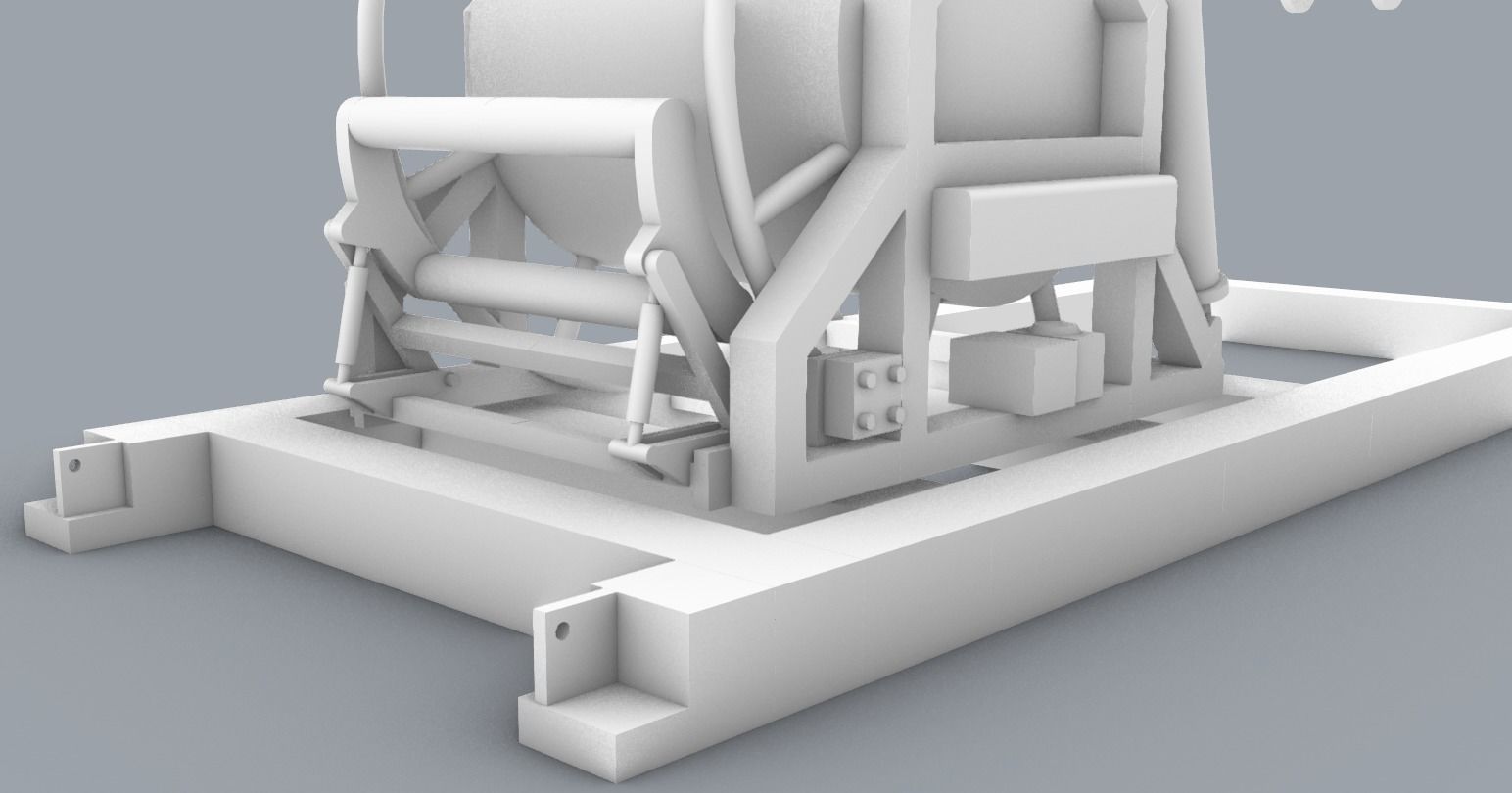 PM Lamor Umbilical Hose Reel LUT 3D print model_6