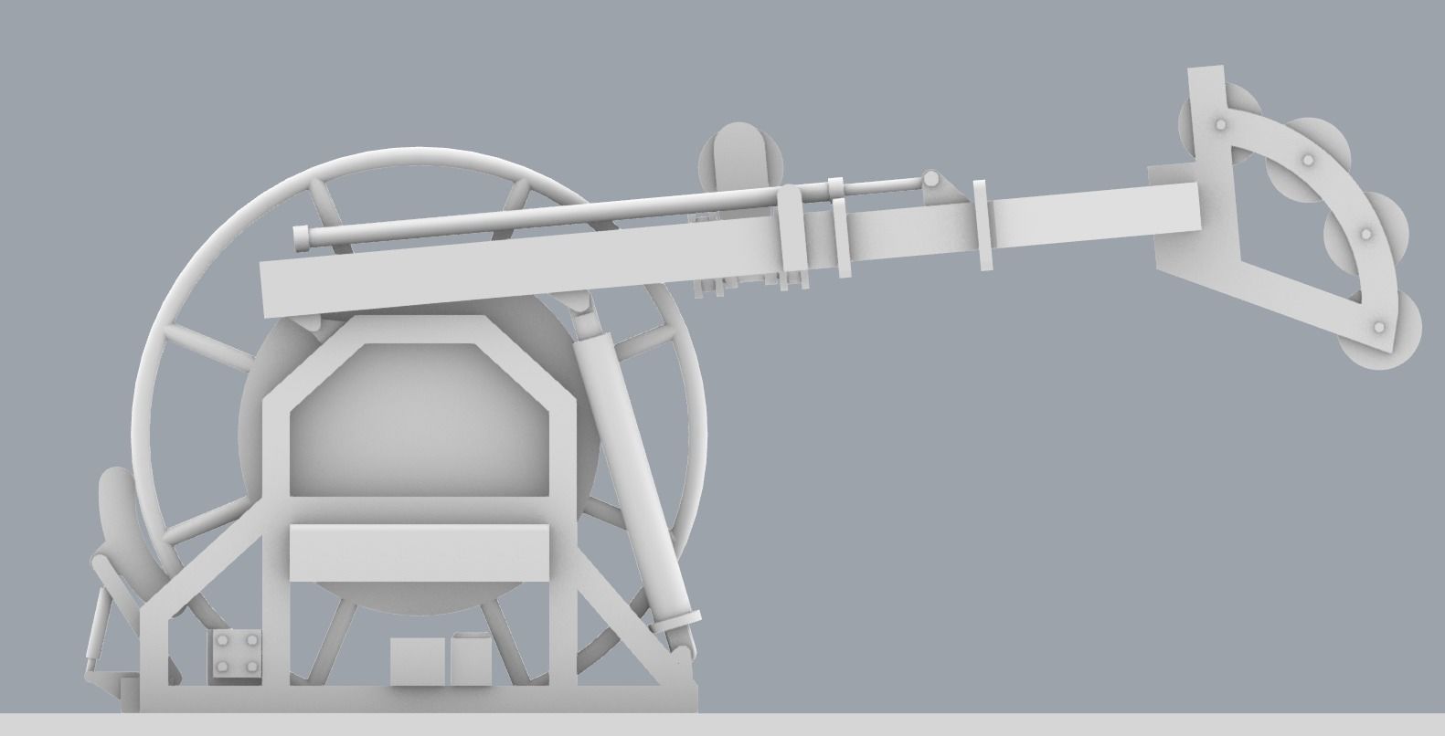 PM Lamor Umbilical Hose Reel LUT 3D print model_14