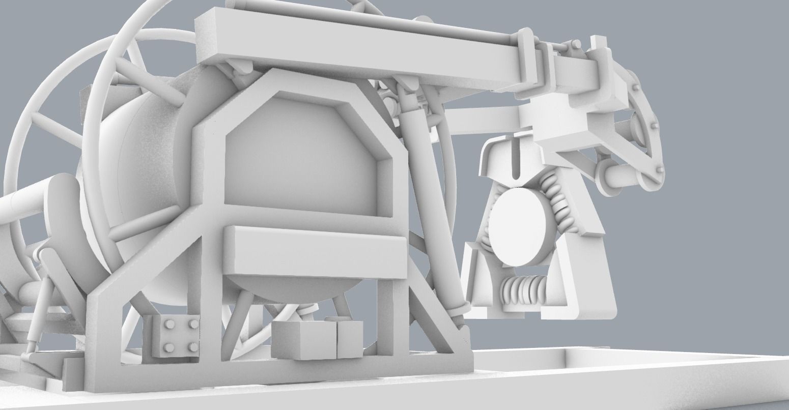 PM Lamor Umbilical Hose Reel LUT 3D print model_7