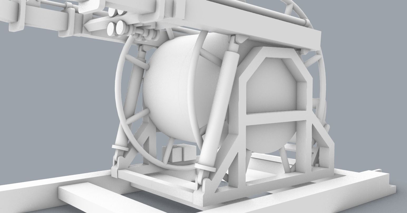 PM Lamor Umbilical Hose Reel LUT 3D print model_10
