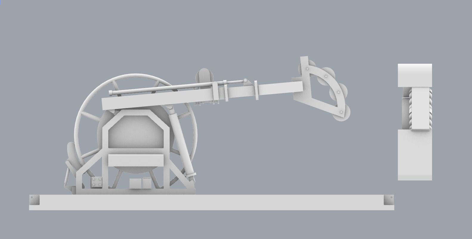 PM Lamor Umbilical Hose Reel LUT 3D print model_13