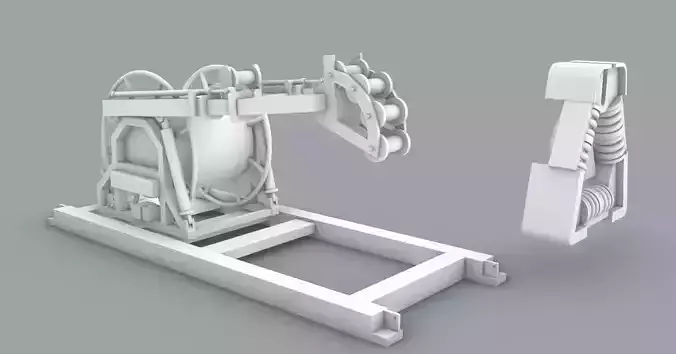 PM Lamor Umbilical Hose Reel LUT 3D print model