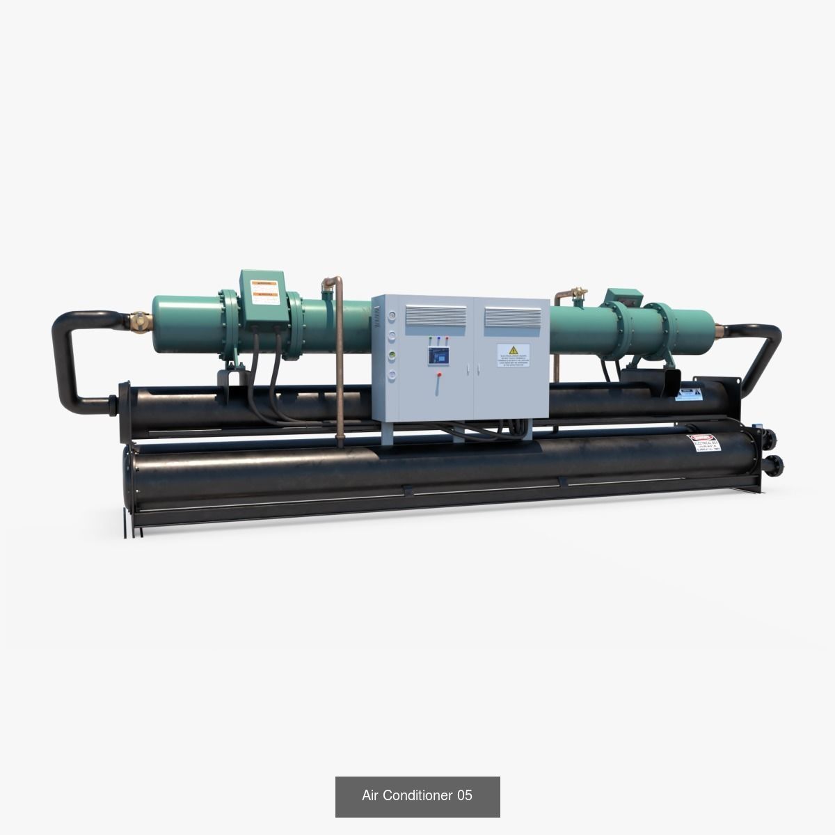 Air Conditioner Set 01 3D Model Collection_17