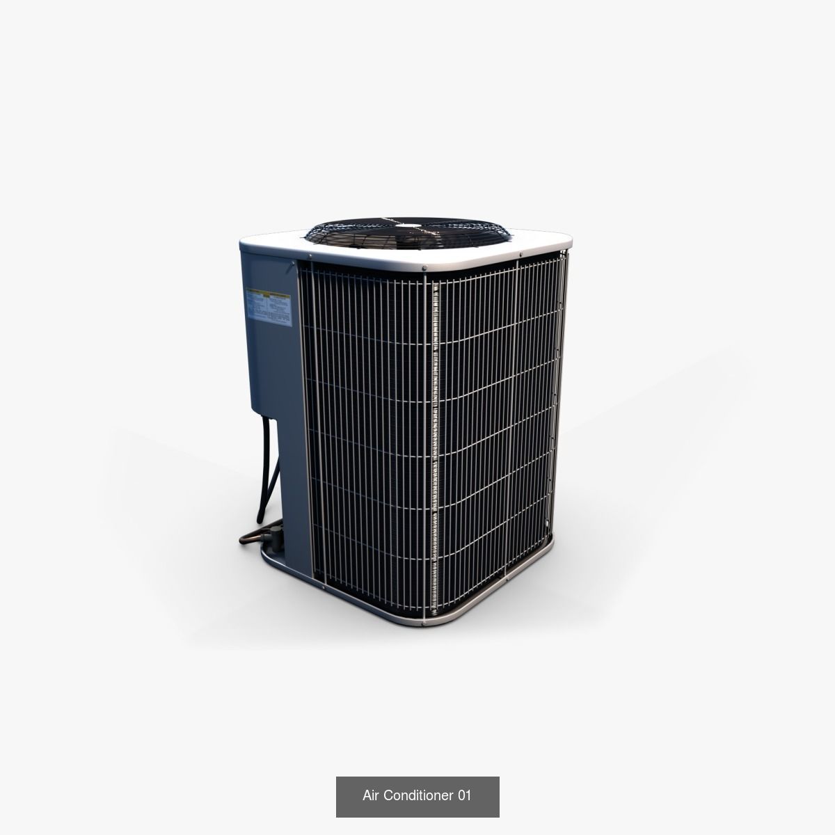 Air Conditioner Set 01 3D Model Collection_13