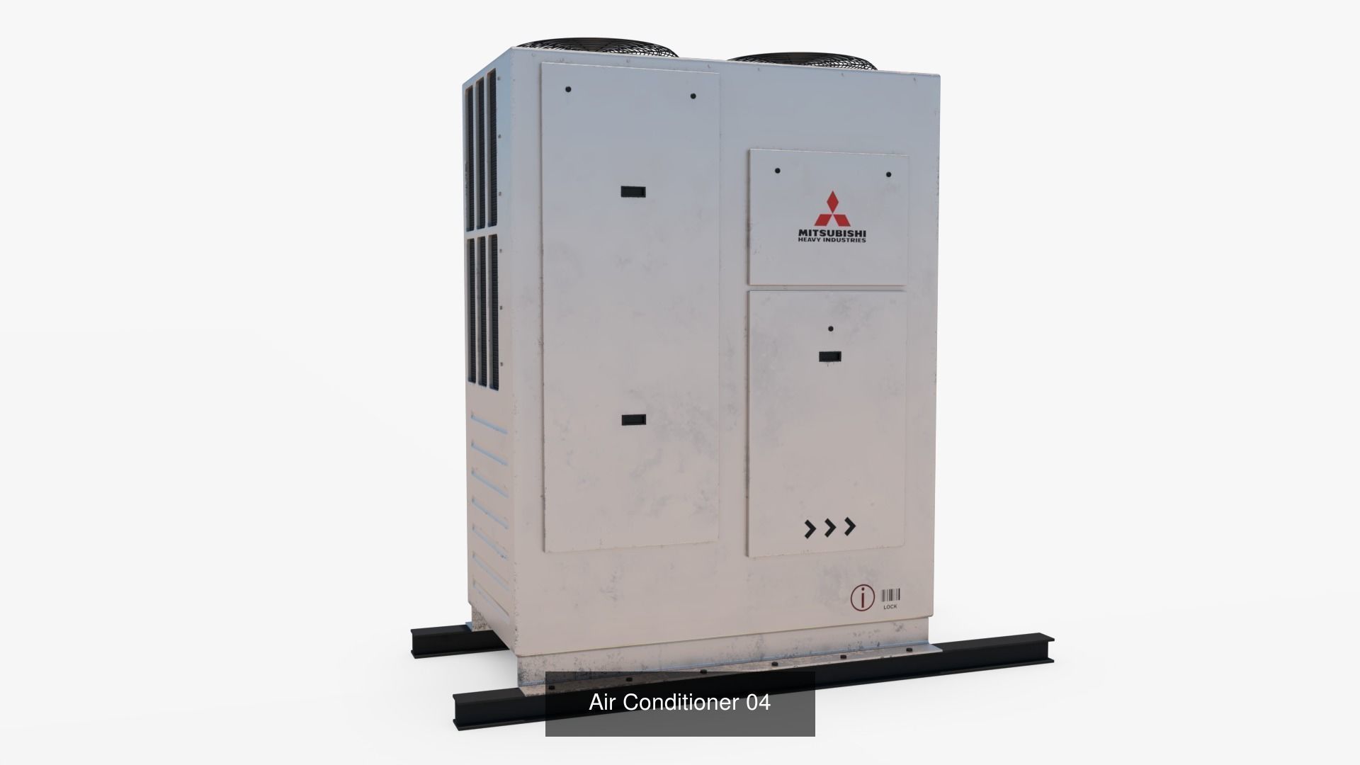Air Conditioner Set 01 3D Model Collection_16