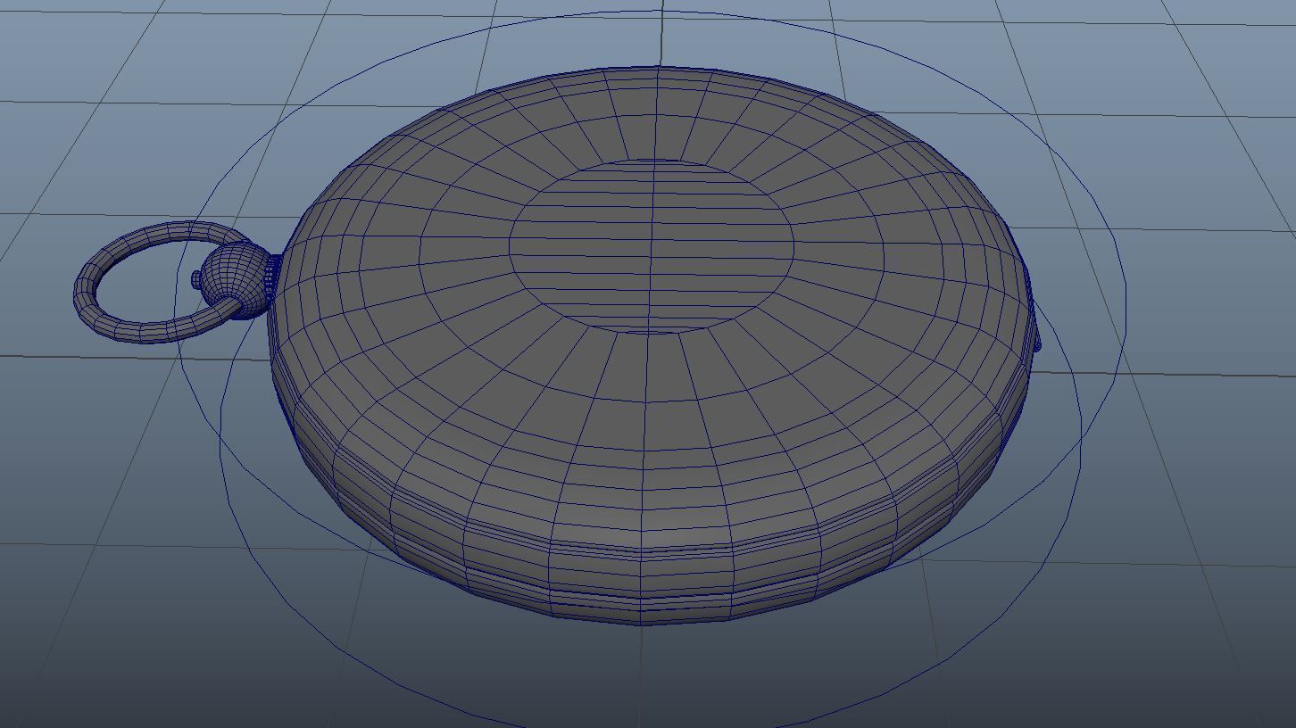 Compass Low-poly 3D model_5