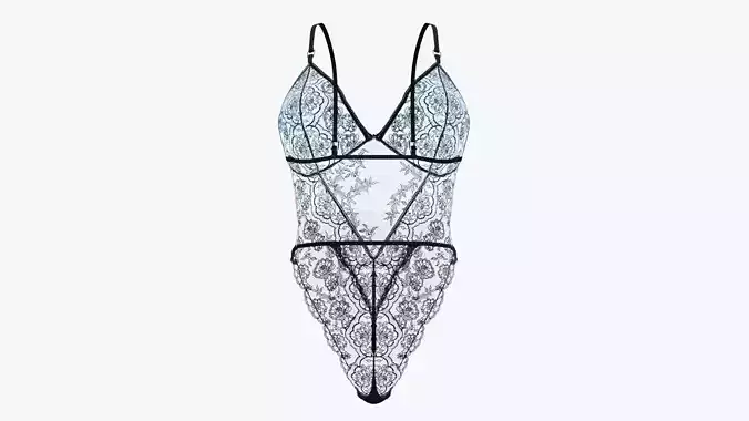 Sexy Lingerie SS24 Low-poly 3D model
