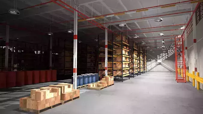 Warehouse 01 3D model