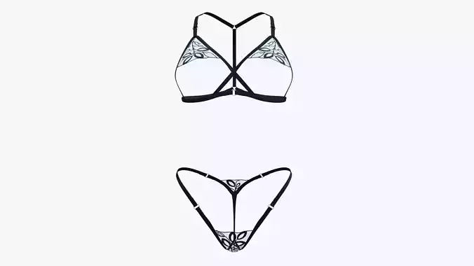 Sexy Lingerie SS25 3D model