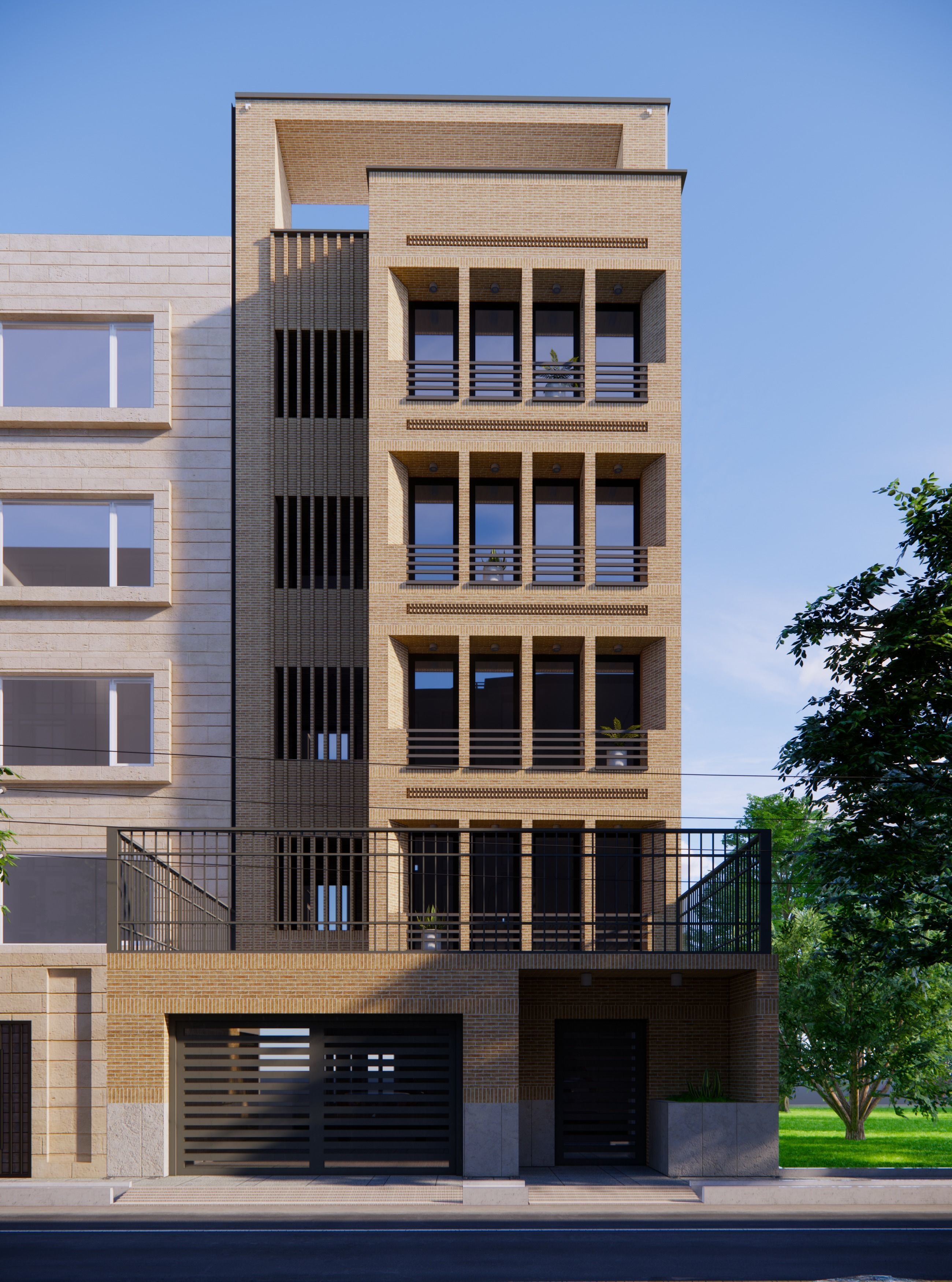 Residential 01 3D model_4