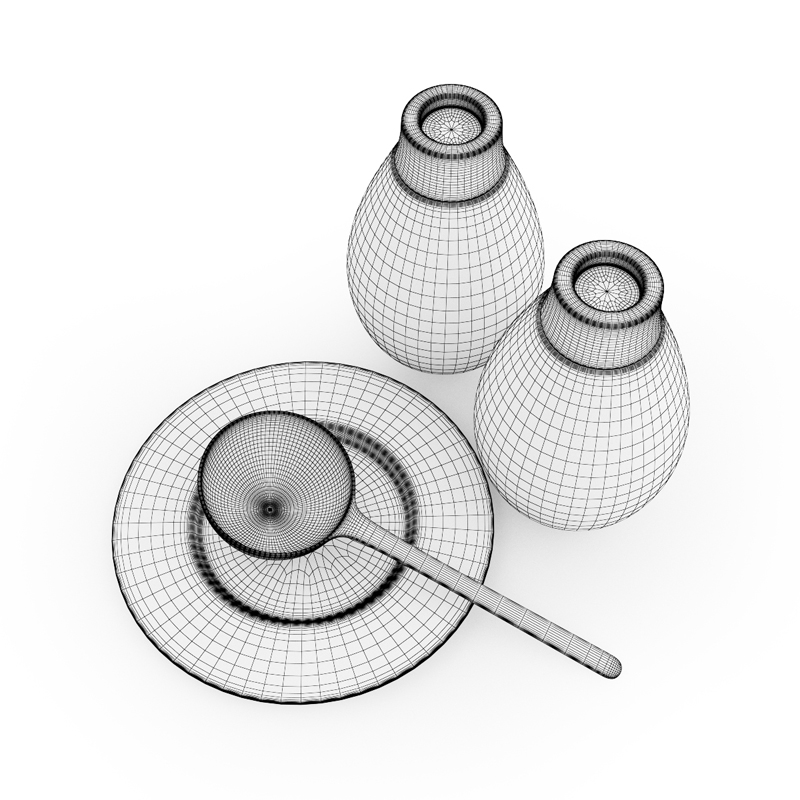 Pepperbox and Salt Cellar 3D model_3