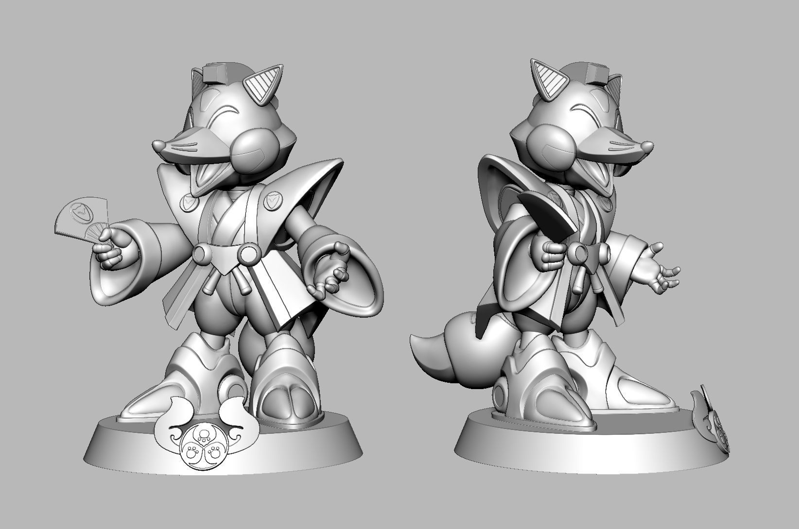 BIG CHEESE   Samurai Pizza Cats Fanart 3D print model_2