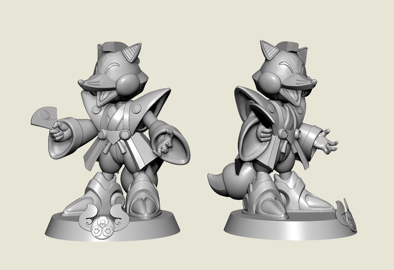 BIG CHEESE   Samurai Pizza Cats Fanart 3D print model_6