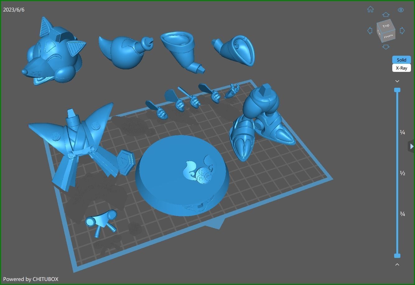 BIG CHEESE   Samurai Pizza Cats Fanart 3D print model_11