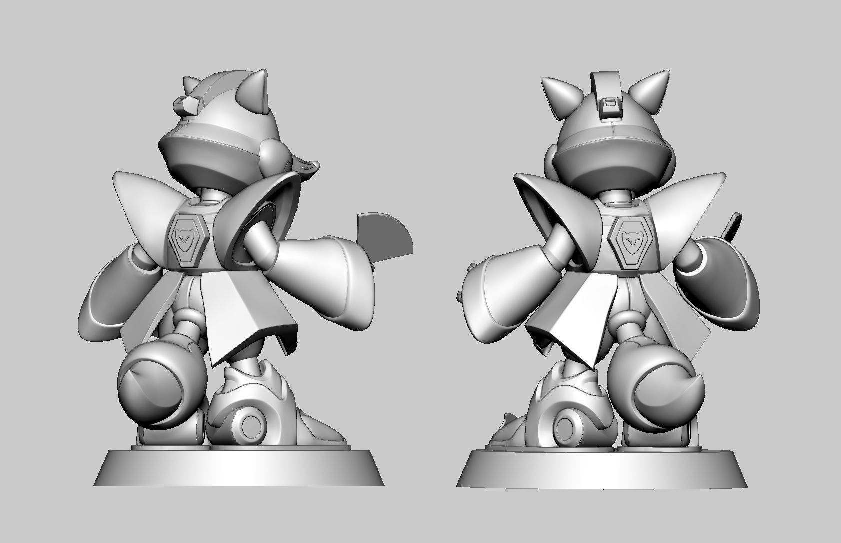 BIG CHEESE   Samurai Pizza Cats Fanart 3D print model_3