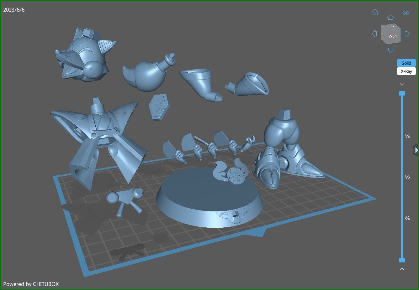 BIG CHEESE   Samurai Pizza Cats Fanart 3D print model_13