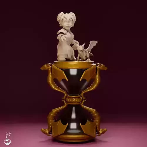 CHROMIE - EMISSARY OF THE BRONZE DRAGONFLIGHT 3D print model