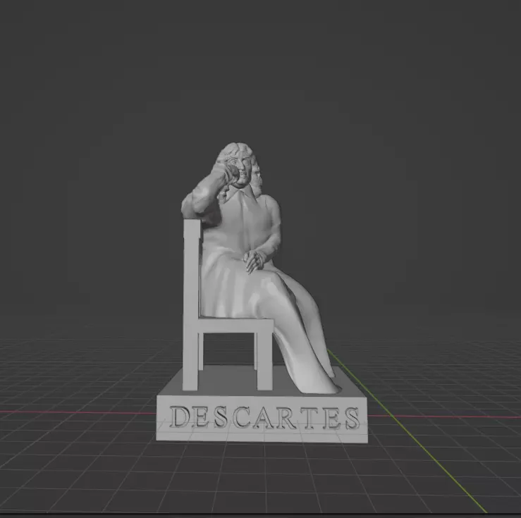 Rene Descartes 3D print model