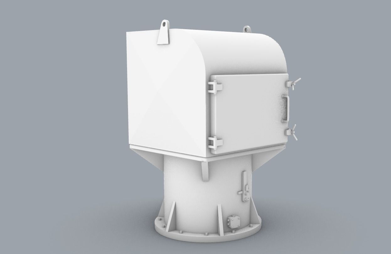 PM Cargo Hold Ventilation 3D print model_2
