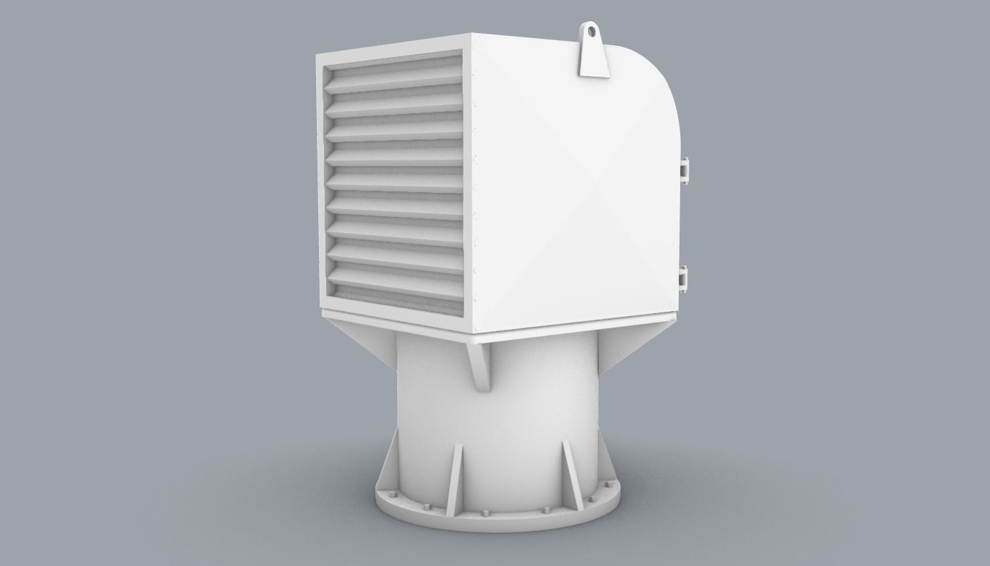 PM Cargo Hold Ventilation 3D print model_3