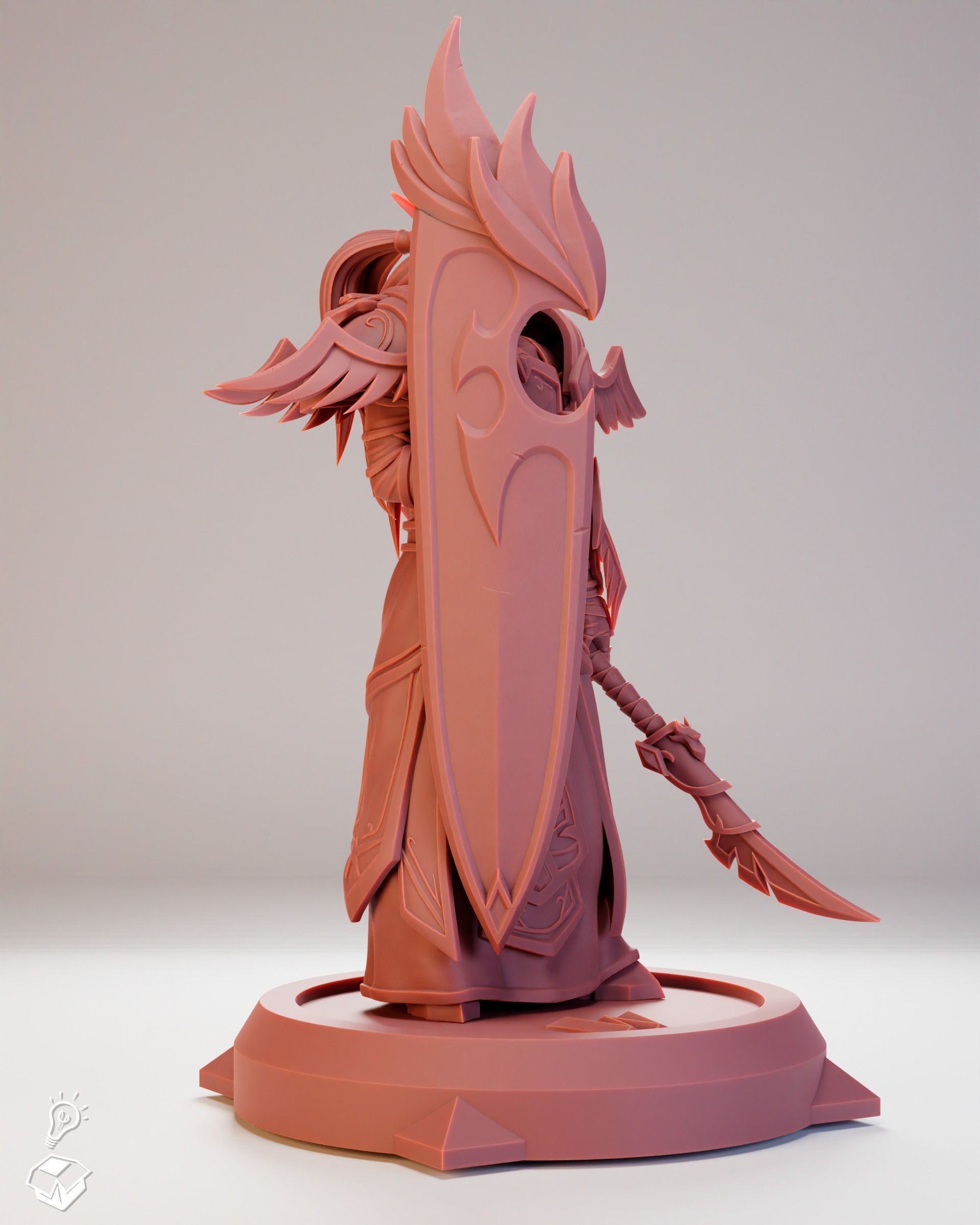 Blood Elf Guard - Heritage Set 3D print model_3