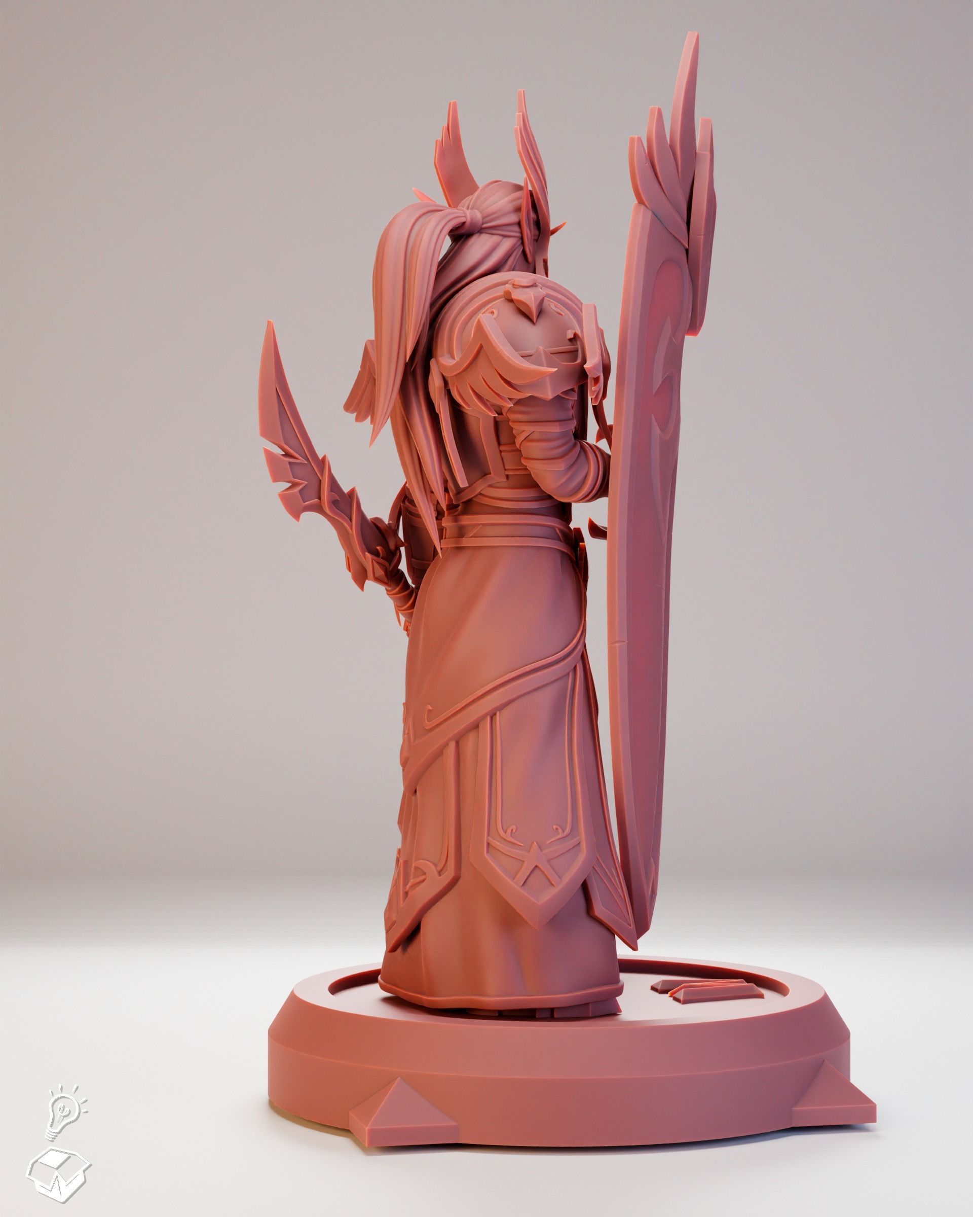 Blood Elf Guard - Heritage Set 3D print model_2