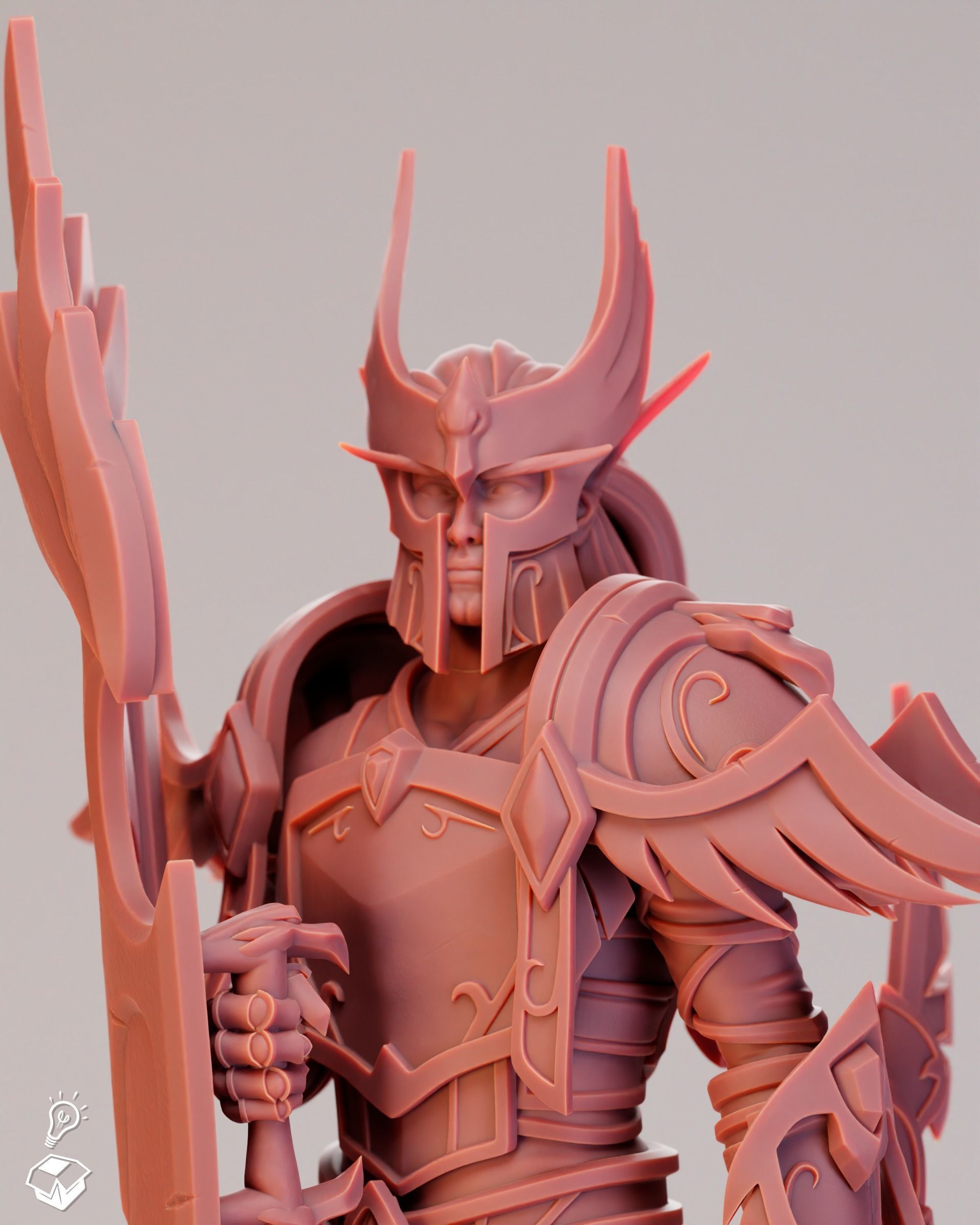 Blood Elf Guard - Heritage Set 3D print model_4