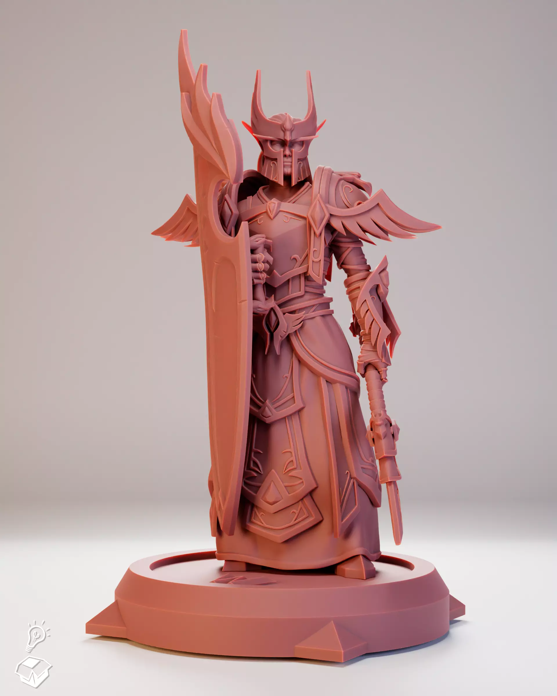 Blood Elf Guard - Heritage Set 3D print model_0